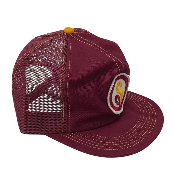 Vintage Syngenta Seed Patch Snapback Mesh Back Trucker Hat K-Brand (H6) - Picture 2 of 9